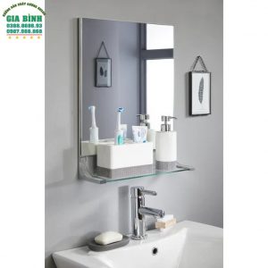 Gương trang điểm để trang trí kèm kệ mã TĐ04