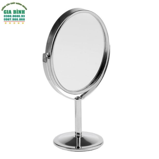 Gương để bàn hình tròn có chân đế mã DB07