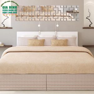 Gương dán tường Acrylic thiết kế hình học sáng tạo mã DT06