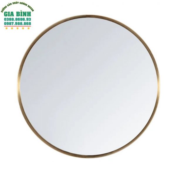 Gương trang điểm kim loại tròn Amaliya mã TĐ09