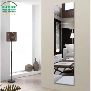 Gương dán tường thiết kế hình vuông đơn giản mã DT09