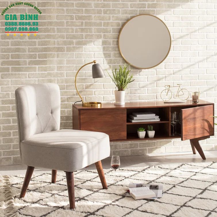 Gương trang điểm kim loại tròn Amaliya mã TĐ09