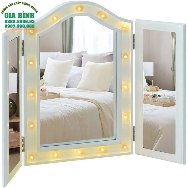 Gương bàn trang điểm Larose có đèn chiếu sáng mã TĐ20