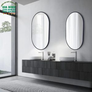Gương trang điểm hình bầu dục Essyara mã TĐ12