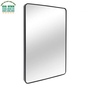 Gương trang điểm kim loại hình vuông mã TĐ13