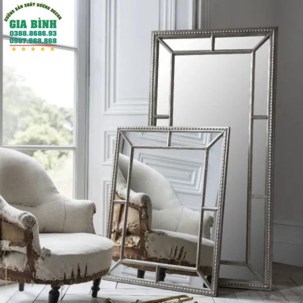 Gương dán tường Aanya khung nhựa mã DT02