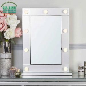 Gương trang điểm hình chữ nhật có đèn mã TĐ07