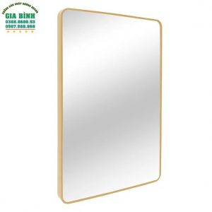 Gương trang điểm kim loại hình vuông mã TĐ13