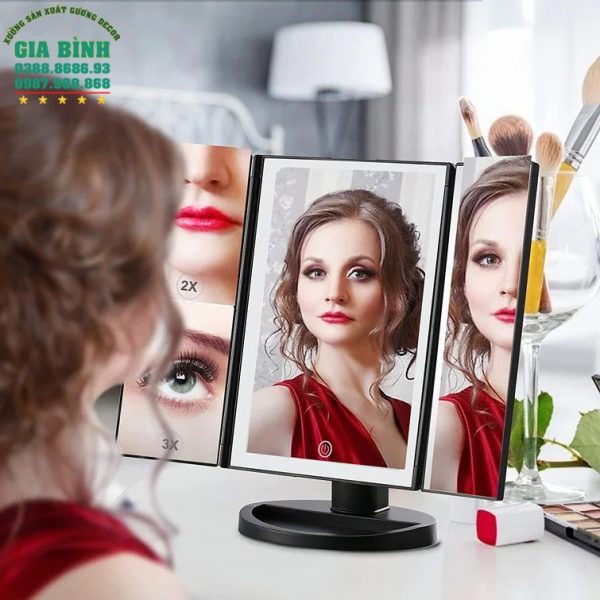 Gương bàn trang điểm có đèn Led mã TĐ19