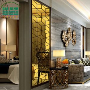 Gương dán tường hình thoi tạo kiểu độc đáo mã DT04
