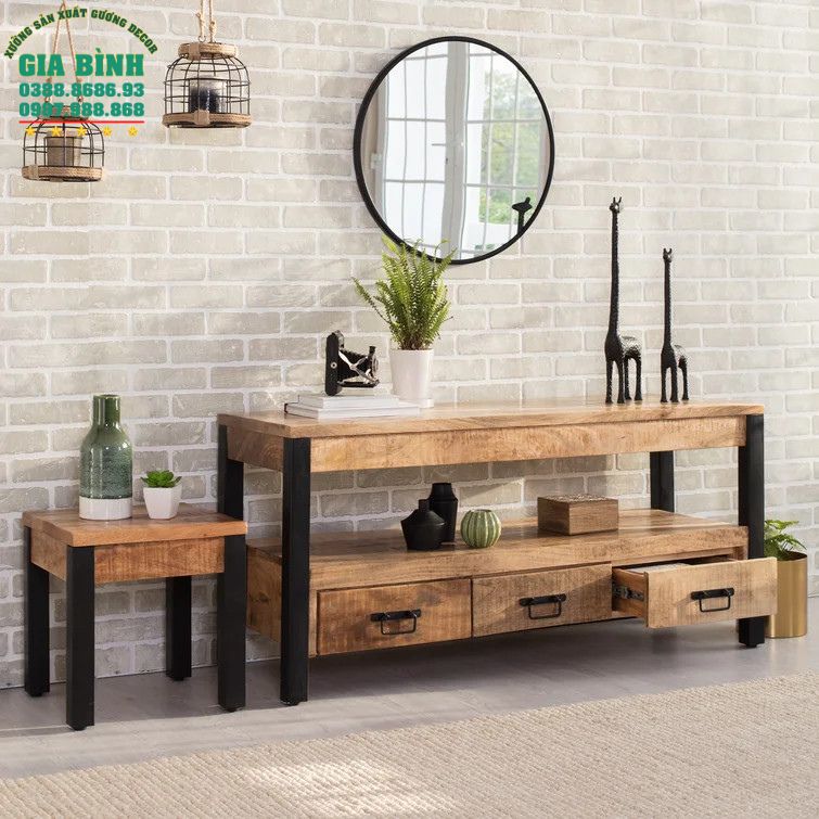 Gương trang điểm kim loại tròn Amaliya mã TĐ09