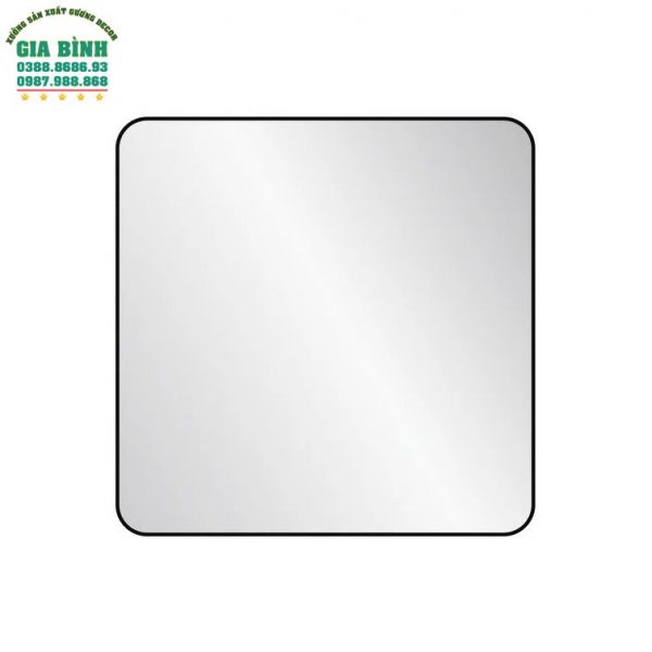 Gương trang điểm kim loại hình vuông mã TĐ13