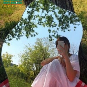 Gương trang trí không đối xứng treo tường mã TT06