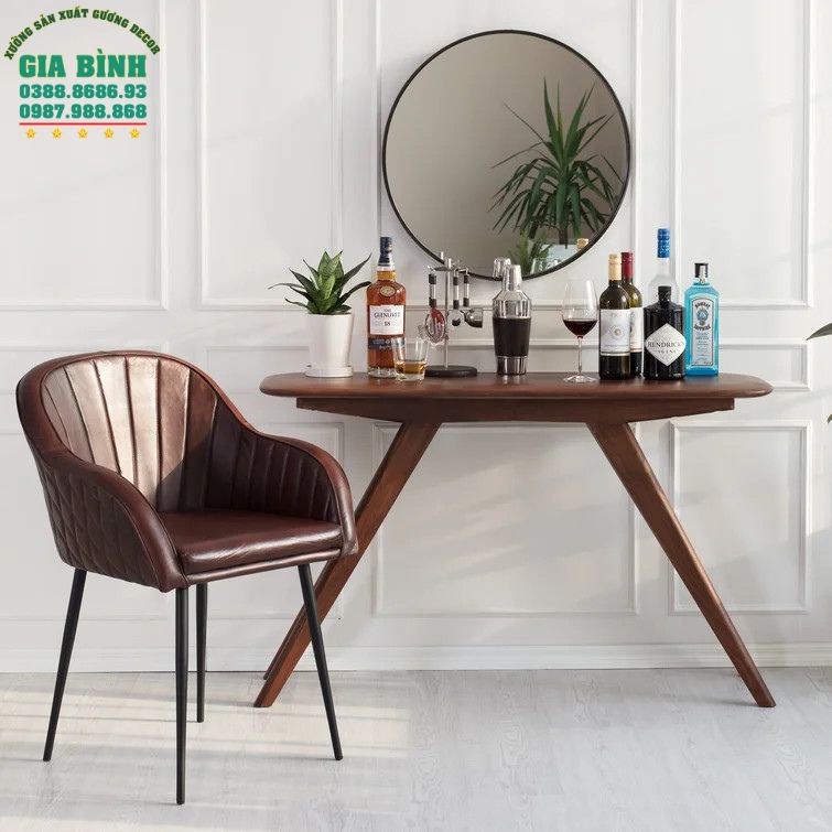 Gương trang điểm kim loại tròn Amaliya mã TĐ09