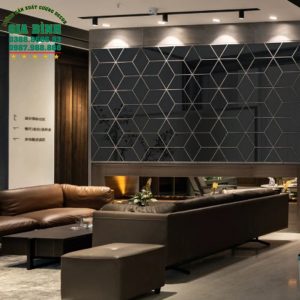 Gương dán tường hình thoi tạo kiểu độc đáo mã DT04