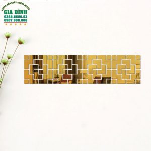 Gương dán tường Acrylic thiết kế hình học sáng tạo mã DT06