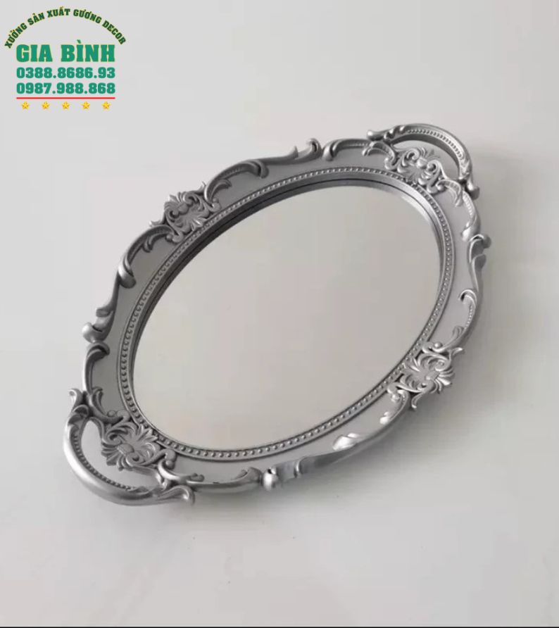 Gương trang trí vintage phong cách Châu Âu mã TT07