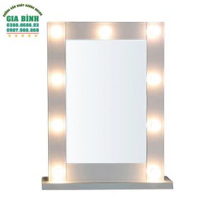 Gương trang điểm hình chữ nhật có đèn mã TĐ07