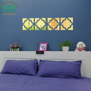Gương dán tường Acrylic hình hoa đẹp mã DT19