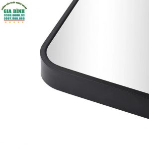 Gương trang điểm kim loại hình vuông mã TĐ13