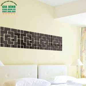 Gương dán tường Acrylic thiết kế hình học sáng tạo mã DT06
