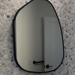 Gương trang trí không đối xứng viền gỗ mã TT05