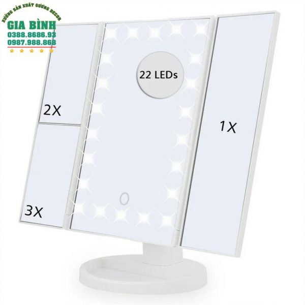 Gương bàn trang điểm có đèn Led mã TĐ19