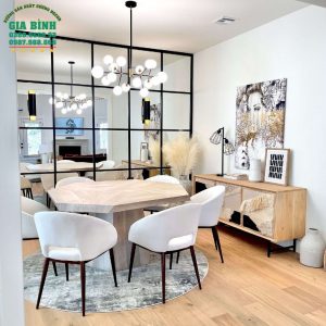 Gương dán tường hình vuông có khung viền đen mã DT10