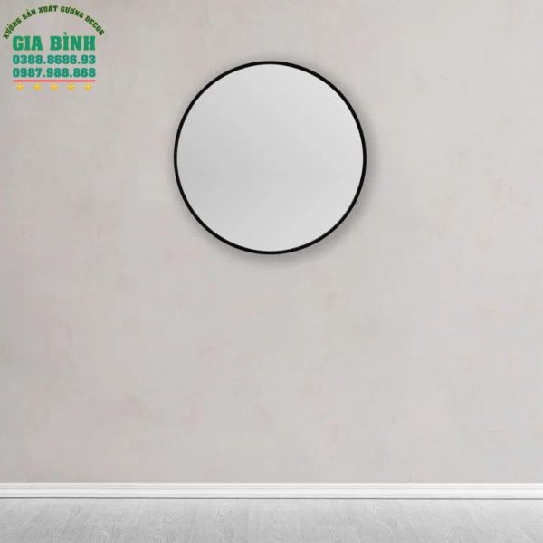 Gương trang điểm kim loại tròn Amaliya mã TĐ09